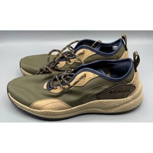 Columbia Sh/ft Low Cypress Green Tan and Blue Men's 9 US *Store Sample Read Desc